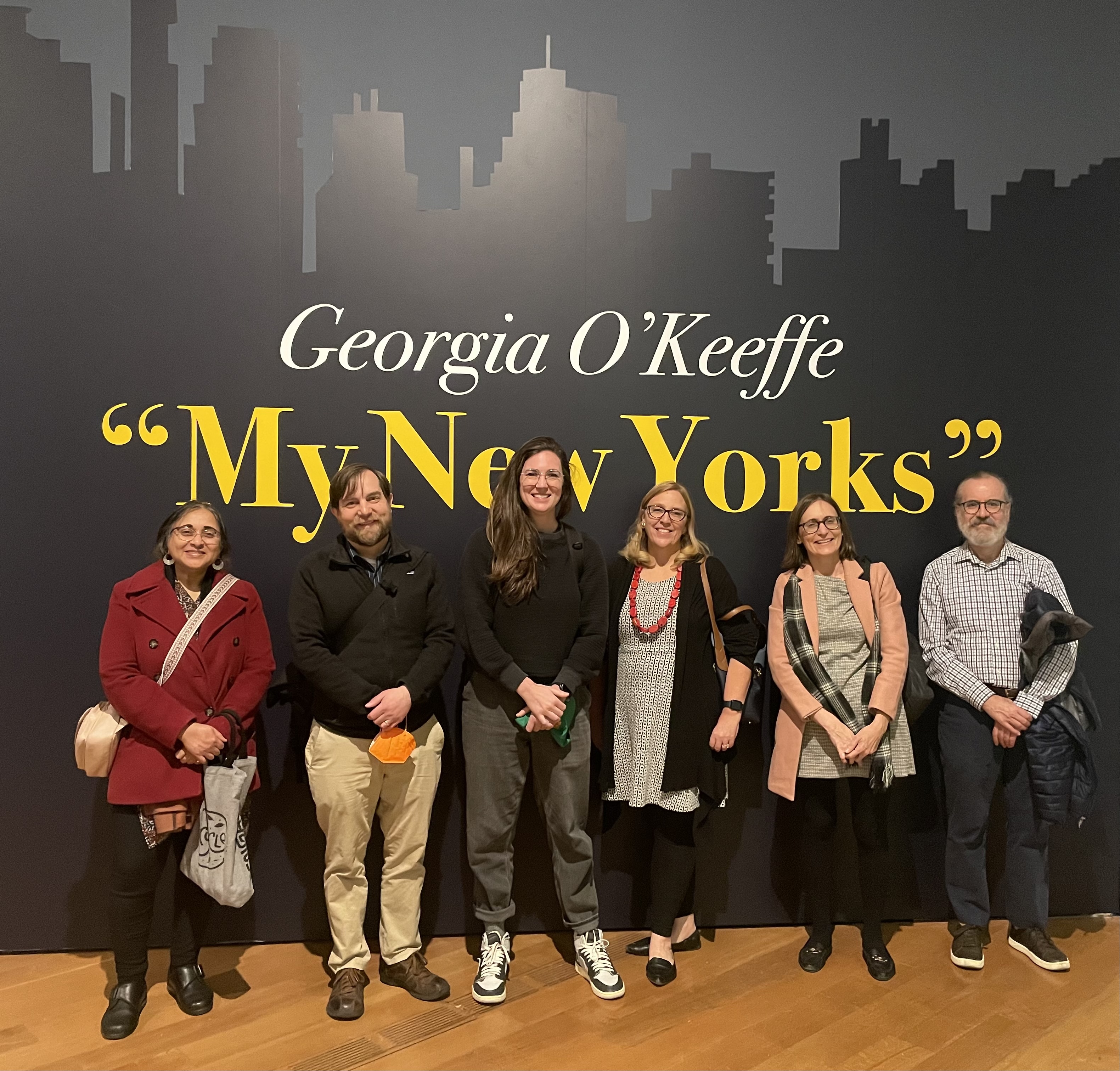 Kim and her colleagues visiting the High Museum of Art