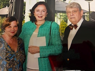 Yvonne with colleagues